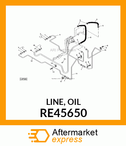 LINE, OIL RE45650