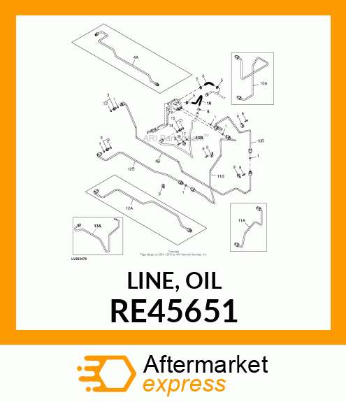 LINE, OIL RE45651