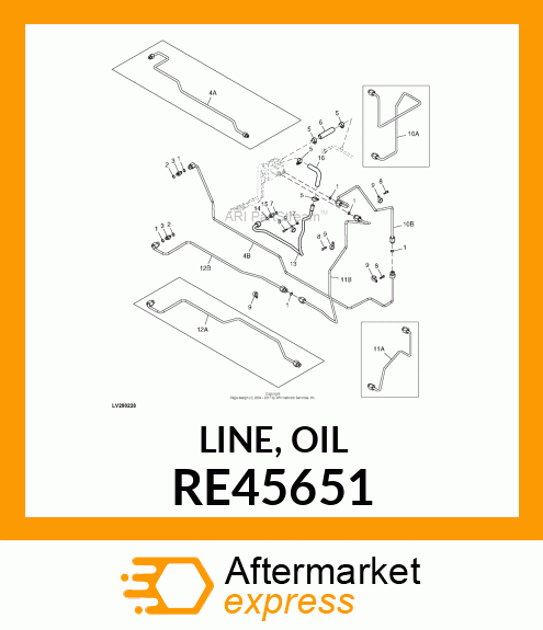 LINE, OIL RE45651