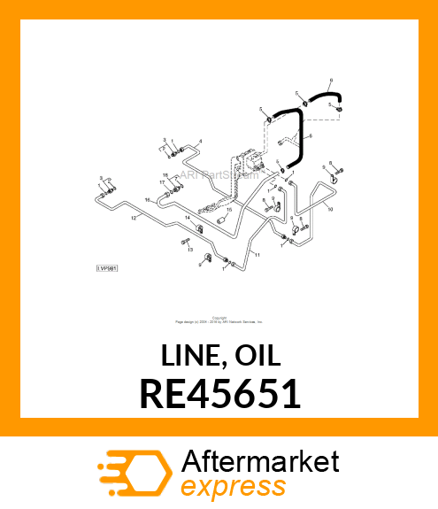 LINE, OIL RE45651