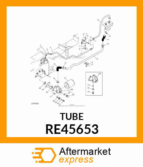 LINE, OIL RE45653