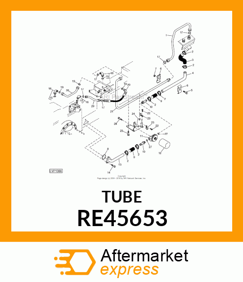 LINE, OIL RE45653