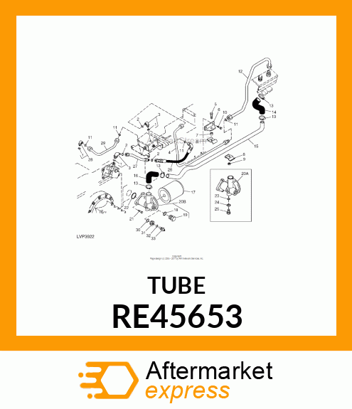 LINE, OIL RE45653