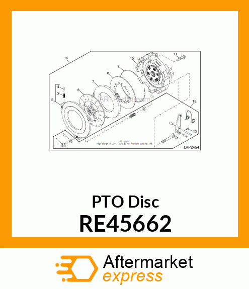 CLUTCH DISK RE45662