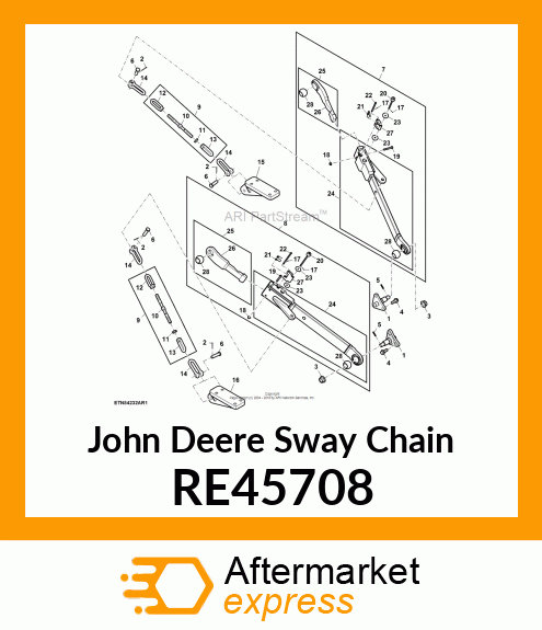 SWAY CHAIN, SWAY CHAIN, STUD, SPECI RE45708