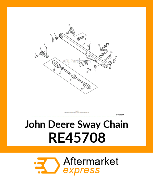 SWAY CHAIN, SWAY CHAIN, STUD, SPECI RE45708