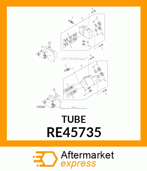 TUBE, FEEDER, ASSEMBLY RE45735