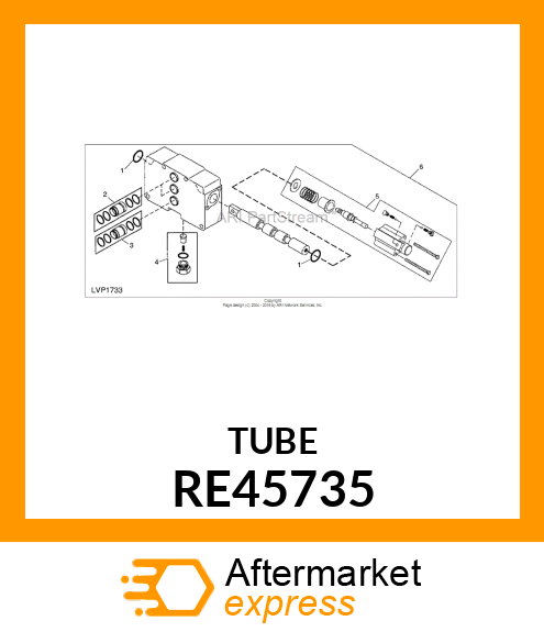 TUBE, FEEDER, ASSEMBLY RE45735