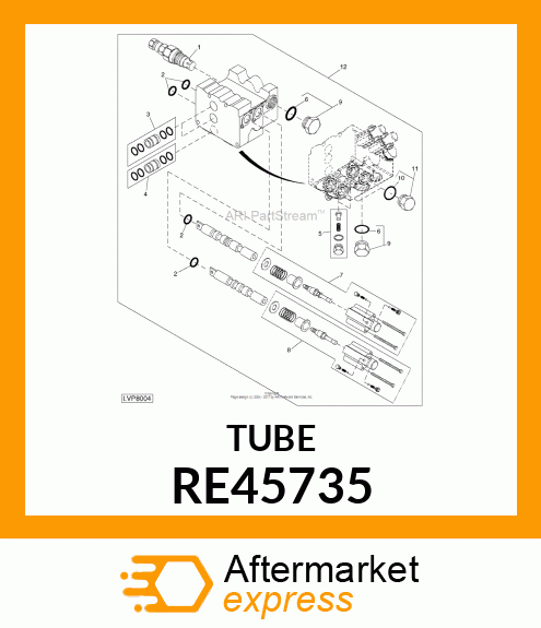 TUBE, FEEDER, ASSEMBLY RE45735