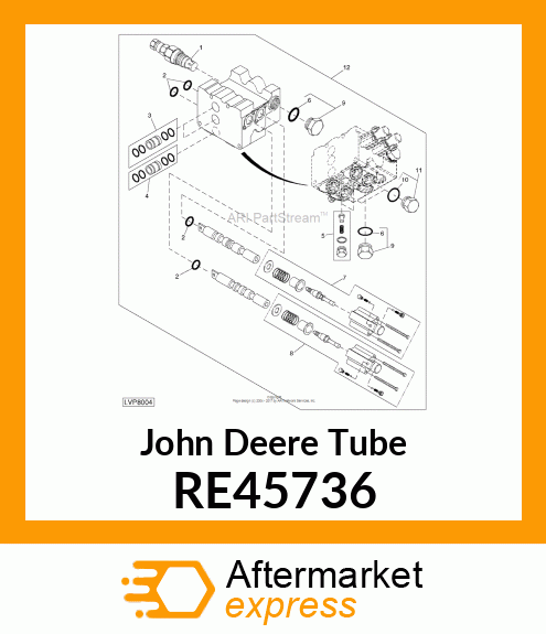 TUBE, FEEDER, ASSEMBLY RE45736