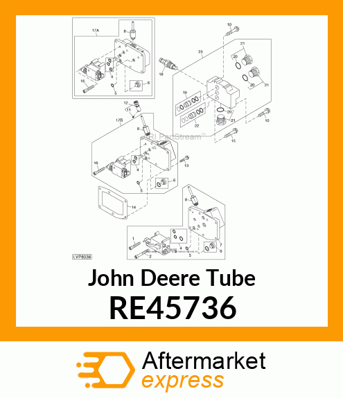 TUBE, FEEDER, ASSEMBLY RE45736