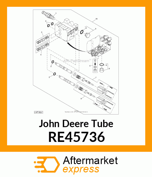 TUBE, FEEDER, ASSEMBLY RE45736