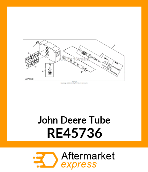 TUBE, FEEDER, ASSEMBLY RE45736