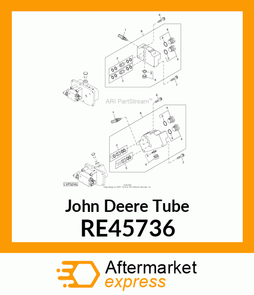 TUBE, FEEDER, ASSEMBLY RE45736