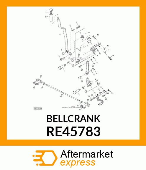 BELLCRANK ASSEMBLY RE45783