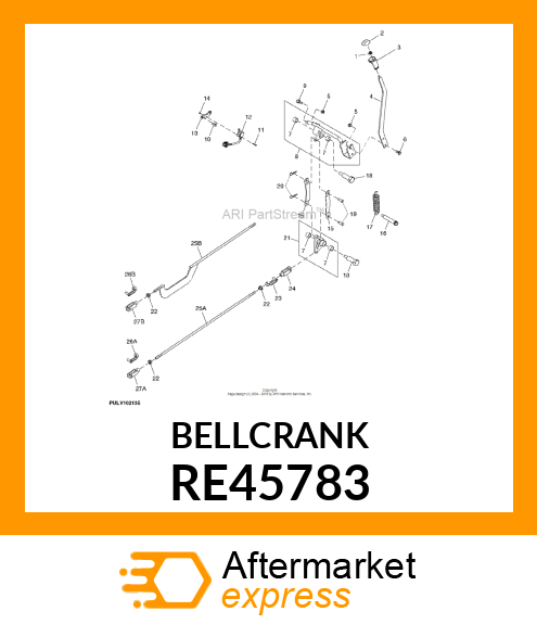 BELLCRANK ASSEMBLY RE45783