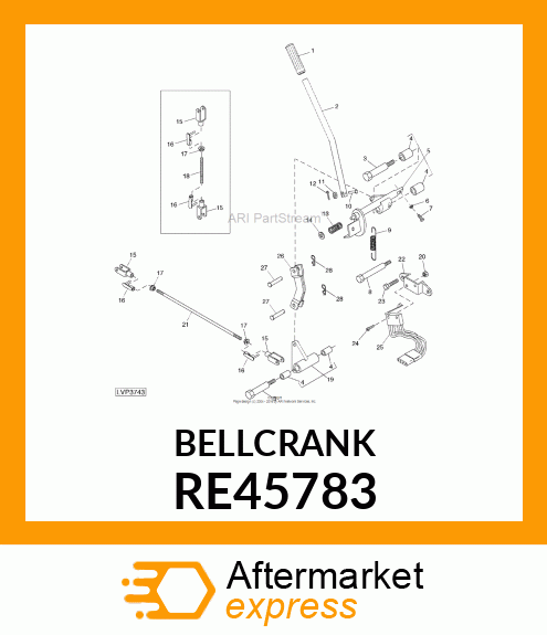 BELLCRANK ASSEMBLY RE45783