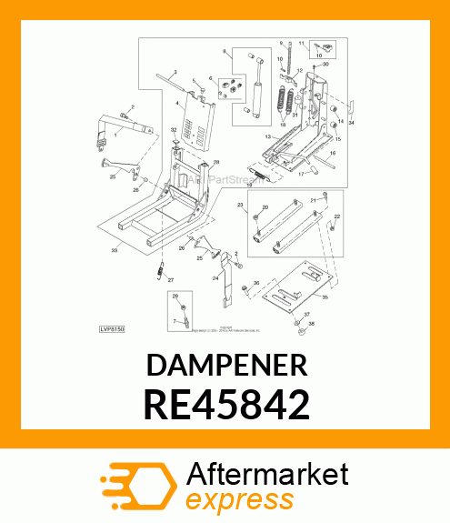 TORSIONAL DAMPER RE45842