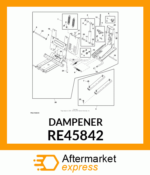 TORSIONAL DAMPER RE45842