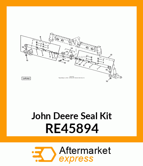 KIT, SEAL, STEERING CYLINDER RE45894