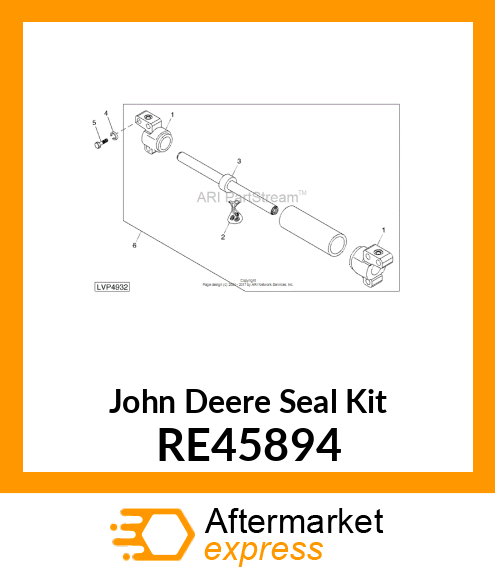 KIT, SEAL, STEERING CYLINDER RE45894