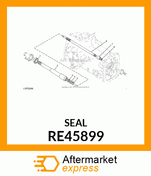 SEALING RING, OIL RE45899