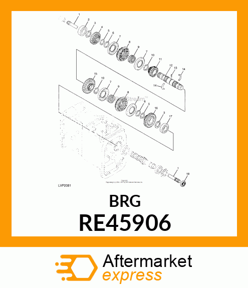 BEARING, 6005ZZ RE45906