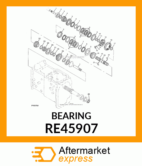 BEARING, BALL RE45907