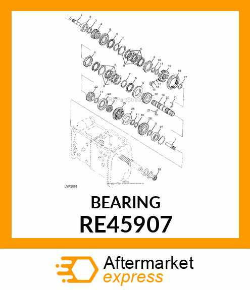 BEARING, BALL RE45907