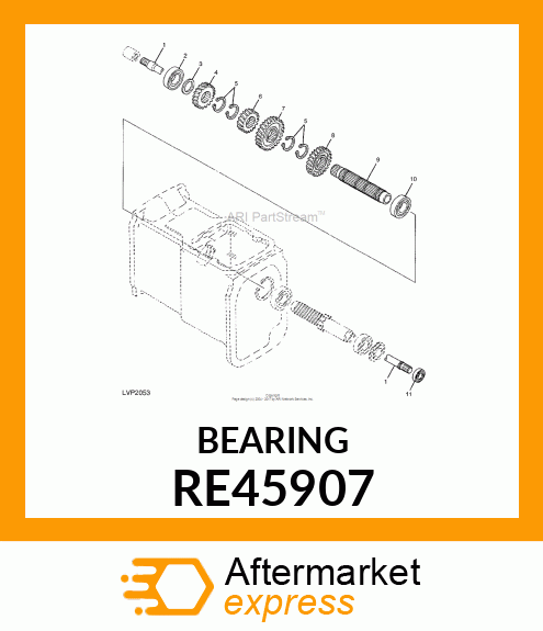 BEARING, BALL RE45907