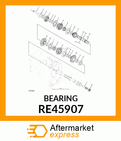 BEARING, BALL RE45907