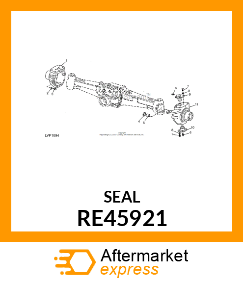 SEAL, OIL RE45921