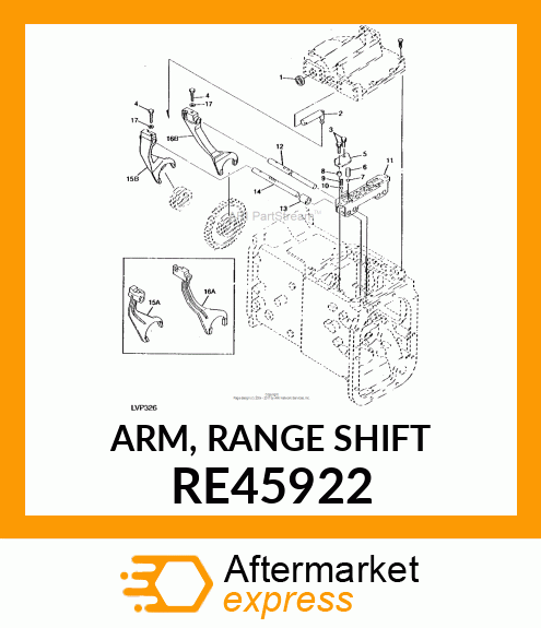 ARM, RANGE SHIFT RE45922