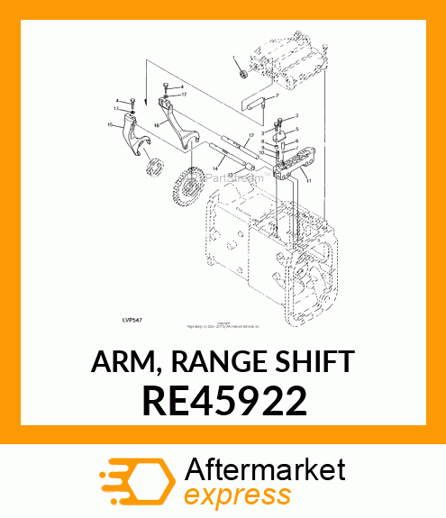 ARM, RANGE SHIFT RE45922