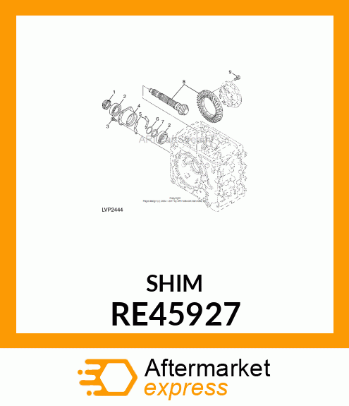 SHIM, COMP RE45927