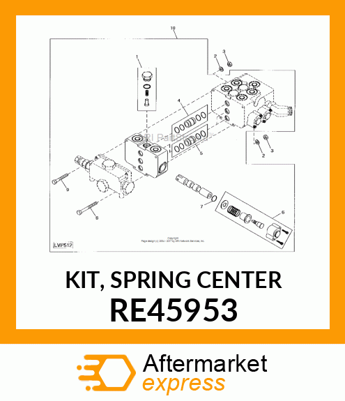 KIT, SPRING CENTER RE45953