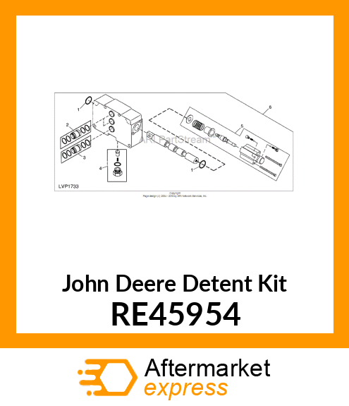 DETENT KIT RE45954