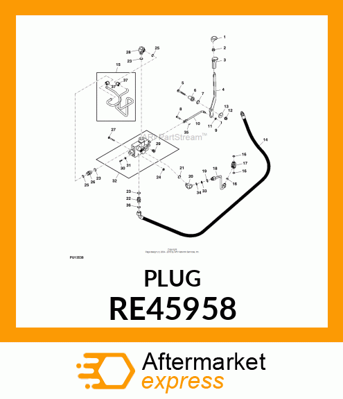 PLUG, W/SEAL RE45958