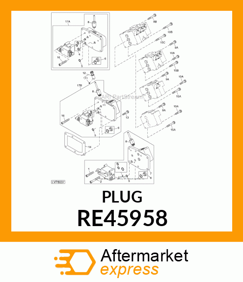 PLUG, W/SEAL RE45958