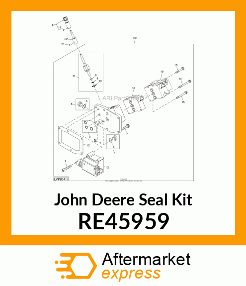 SEAL KIT, SEAL KIT RE45959