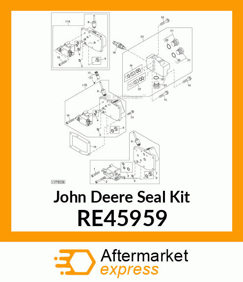 SEAL KIT, SEAL KIT RE45959