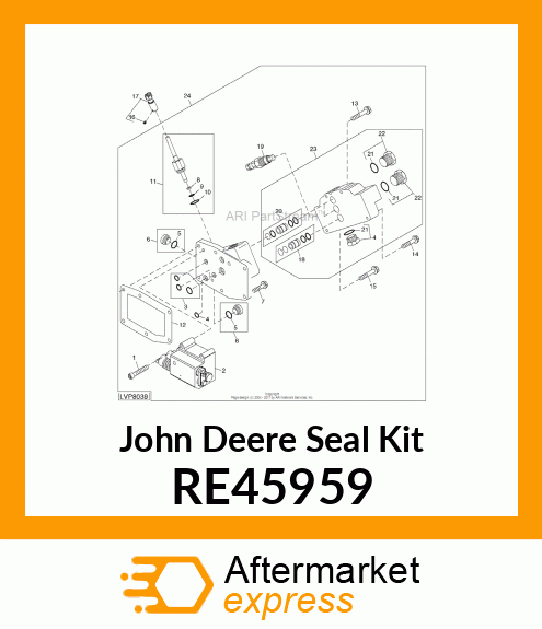 SEAL KIT, SEAL KIT RE45959