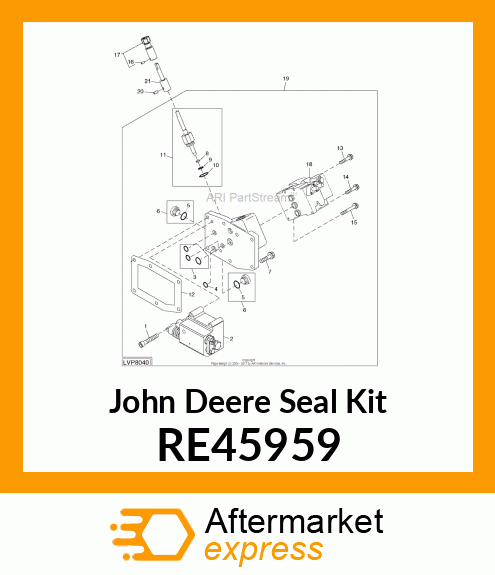 SEAL KIT, SEAL KIT RE45959