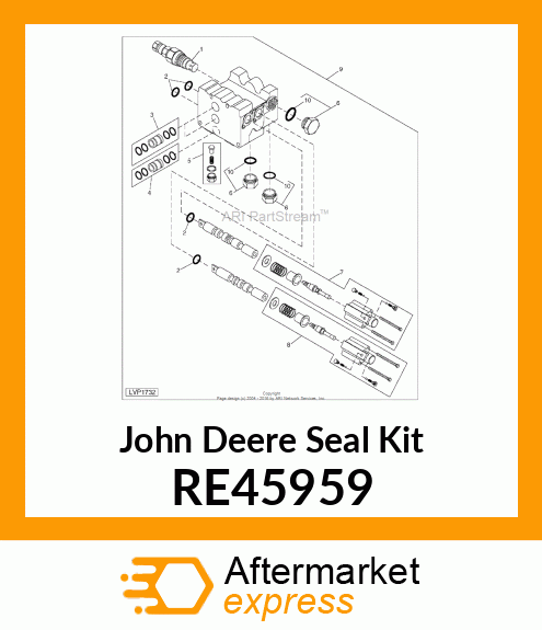 SEAL KIT, SEAL KIT RE45959