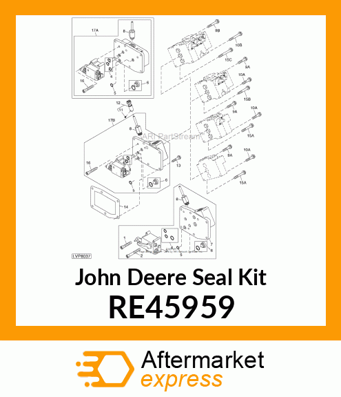 SEAL KIT, SEAL KIT RE45959