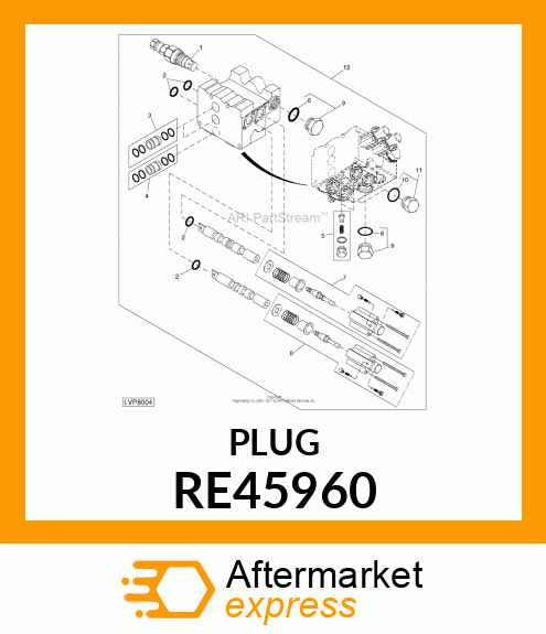 PLUG WITH SEAL RE45960