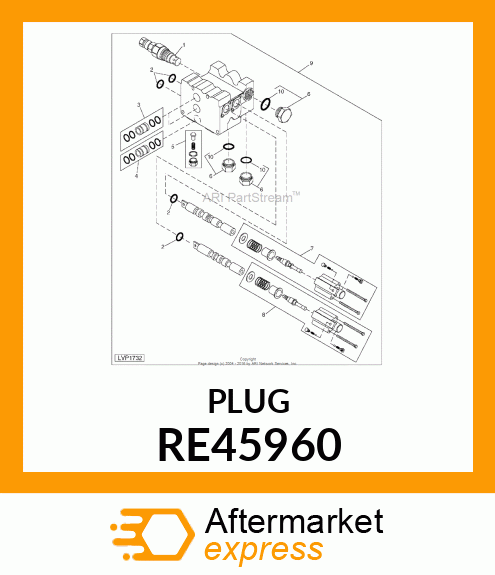 PLUG WITH SEAL RE45960