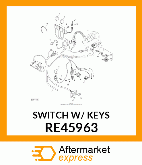 ROTARY SWITCH, ROTARY SWITCH, START RE45963