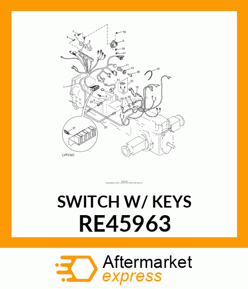 ROTARY SWITCH, ROTARY SWITCH, START RE45963