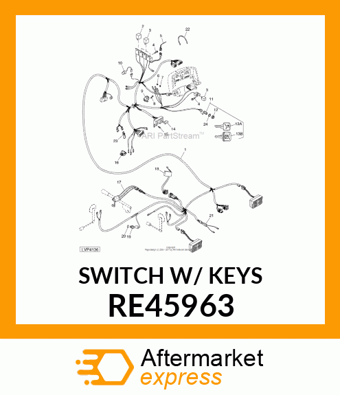 ROTARY SWITCH, ROTARY SWITCH, START RE45963